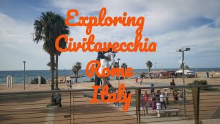 ExploringPort of Civitavecchia Rome Italy [upl. by Annairdua]