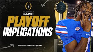 College Football Playoff Implications Will title game losers be PUNISHED by CFP committee [upl. by Zoes485]