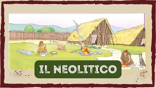 IL NEOLITICO videolezione di storia con mappa riassuntiva  classeterza  neolithic [upl. by Ahsytal601]