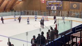 October 27 2024  Period 2  Rochester Mustangs Red vs Hastings Bantam B1 Hockey [upl. by Piggy]