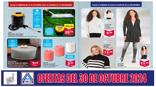 ALDI Bazar  🆕  ALDI del 30 al 5 de noviembre del 2024  Folleto ALDI del 30 DE OCTUBRE de 2024 [upl. by Ytte]