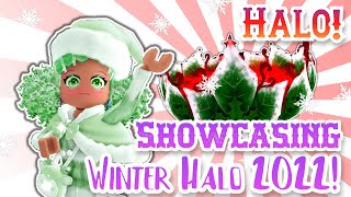 FIRST LOOK At The WINTER HALO 2022 ❄️ HALO INTERVIEW Royale High Halo [upl. by Geilich845]