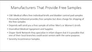 free diapers for seniors [upl. by Cora472]