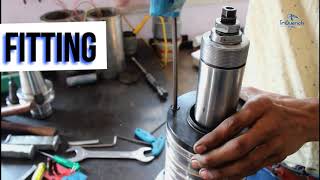 Water Cooled Spindle Part 1  Fitting  Mounting  Rotor  Triquench India  Triquench  India [upl. by Alsworth]