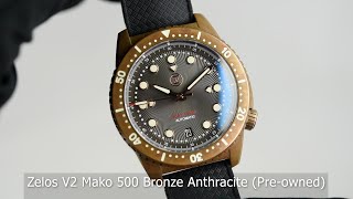 Zelos V2 Mako 500 Bronze Anthracite Preowned [upl. by Ecirtnom]