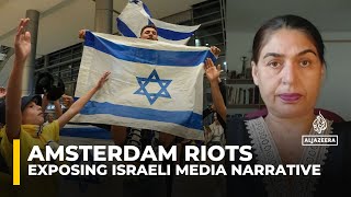 Israeli media describes the Amsterdam clashes as a brutal antiSemite pogrom Analysis [upl. by Alaekim]