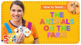 How To Teach quotThe Animals On The Farmquot  A Farm Animal Vocabulary Song [upl. by Nosnar691]