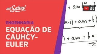 Me Salva EDO10  Equação de CauchyEuler  Equações Diferenciais [upl. by Jerome30]