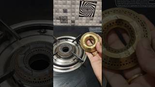 How to clean stove burners in easy wayBurner cleaning tipKitchen tips trending kitchen shorts [upl. by Beaufort]