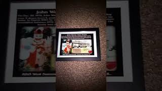 John Wayne Gacy Wood Relic Sample From House With Photo johnwaynegacy relics pogo truecrime [upl. by Ynahirb816]