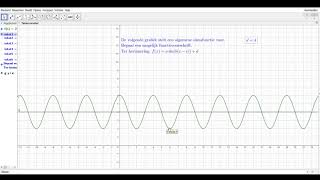 Bepalen van het functievoorschrift van een algemene sinusfunctie [upl. by Liakim]
