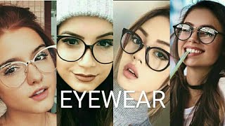 How To Style Glasses For Women  Eyewear Trends 2019Style for Every Girls [upl. by Innor]