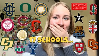 College Decisions Reactions 2024 ivies ucs more [upl. by Assirrem]