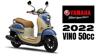 NEW 2022 Yamaha Vino 50cc Price New Colors Features Release Date [upl. by Savanna]