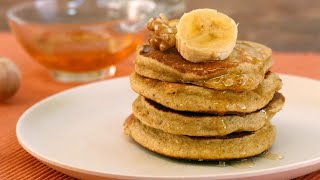 TORTITAS de AVENA y PLÁTANO 🥞🍌 Un desayuno saludable fácil y rápido ¡en 15 minutos Cocinatis [upl. by Laicram]