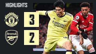 HIGHLIGHTS  Manchester United vs Arsenal 32  Premier League  Smith Rowe Odegaard [upl. by Prady]