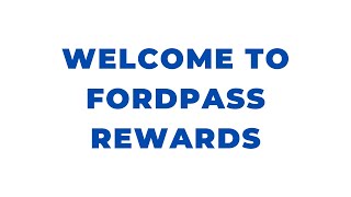 Welcome to FordPass Rewards [upl. by Assiluy]