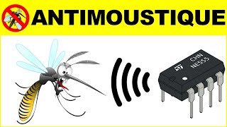 Electronique NE 555 ANTI MOUSTIQUE cafard ultrasons  electronic mosquito cockroache repellent [upl. by Hadsall]