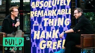 Hank Green Talks About His Debut Novel quotAn Absolutely Remarkable Thingquot [upl. by Eiroj]