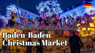 🇩🇪 BadenBaden Germany  Most Beautiful Christmas Markets🎄 [upl. by Suolevram]