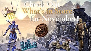 ESO …Interesting Crown Store Showcase  Login Rewards November 2024 Review [upl. by Maryl]