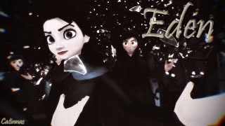 MMD Frozen Eden feat Dark Anna amp Dark Elsa [upl. by Aleron]