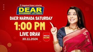 LOTTERY LIVE DEAR MORNING 100PM 301124 NAGALAND LOTTERY LIVE DRAW LOTTERY SAMBAD LIVE FROM KOHIMA [upl. by Mellen]