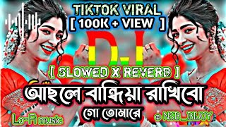 আছলে বান্ধীয়া রাখিবো গো তোমারে। Achole bandiya rakhibo Dj slowed reverb rimix lofi rimix song [upl. by Holder494]