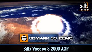 3dfx Voodoo 3 2000 AGP  3DMark 99  Demo [upl. by Yarled]