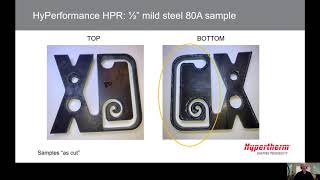 HyPerformance® HPR Cutting ½ inch mild steel [upl. by Bertie455]