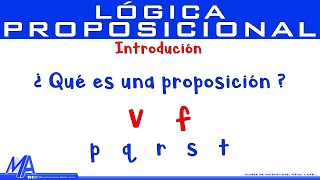 Lógica proposicional  Introducción [upl. by Akitahs409]