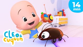 La cucaracha und mehr Songs 🪳  Kinderlieder für Kleinkinder mit Cleo und Cuquin [upl. by Jarlen370]