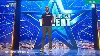 ITALIAS GOT TALENT Mirko il comico [upl. by Enaasiali244]