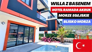 1 MLN ZŁ ZA NOWĄ WYPOSAŻONĄ WILLĘ Z BASENEM NAD EGEJSKIM PRZY HOTELU RAMADA RESORT AKBUK 🇹🇷🌴😍 [upl. by Muscolo]