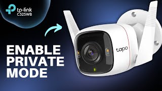 How to EnableDisable Private Mode on TPLink C325WB [upl. by Truelove]