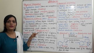 Class 46 Alkaloid Part 02  Properties of Alkaloid  Physical amp Chemical Properties of Alkaloid [upl. by Ardnasirhc]