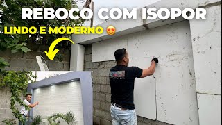 Revestimento Inovador A Beleza do Reboco Moderno com Isopor [upl. by Vadim56]