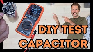 Is Your Capacitor BAD Easy Test With Multimeter HVAC AC Well Controller etc [upl. by Lesab]