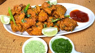 Ramzan Special Chicken Pakoda  Chicken pakora recipe  crispy tasty chicken pakora kashmir [upl. by Odlopoel]