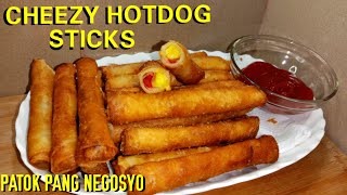 CHEEZY HOTDOG STICKS HOTDOG CHEESE STICKS [upl. by Zink629]