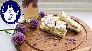 Kreative Küche Butter und Essig mit Schnittlauchblüten herstellen [upl. by Ppilihp]