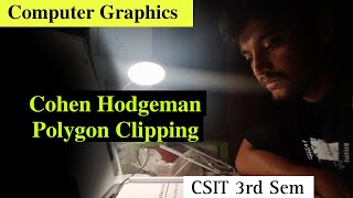 Cohen Hodgeman Polygon Clipping Algorithm  Computer Graphics CSIT 3rd Sem [upl. by Llirpa]