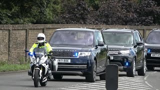 Senior royals arrive at Windsor Castle for Garter Day ceremony [upl. by Arot45]