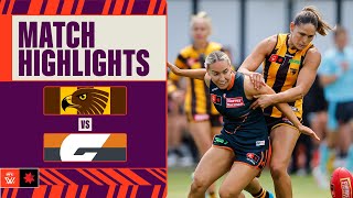 Hawthorn v GWS Giants Highlights  Week Eight 2024  AFLW [upl. by Racklin]