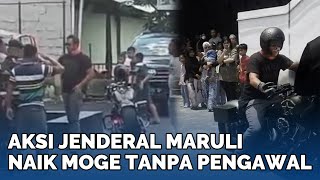 KAGET Jenderal Maruli Simanjuntak Naik Moge Sosok KSAD Tanpa Pengawalan Ketat Dipuji Emak emak [upl. by Ayaj]