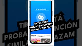 TikTok está probando función similar a Shazam [upl. by Rubens105]