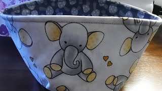 What Im selling at my craft fair Scrunchie round fabric bins tutorial [upl. by Annaj]