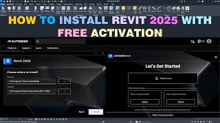 Install Revit 2025  Free Activation [upl. by Florian948]