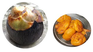 ताल का वड़ा ताल वड़ा taal fruittaal pakodacrispy vadaeasy recipetaalice appple vada plam fruit [upl. by Nuajed]