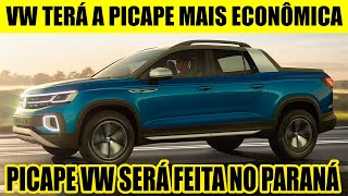 VEM AÍ NOVA PICAPE VOLKSWAGEN ANTITORO MAIS ECONÔMICA DA CATEGORIA [upl. by Eey]